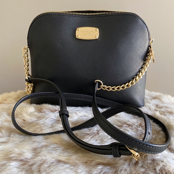 Michael Kors Purse with Gold Chain & Leather Strap - Picture 1 of 5